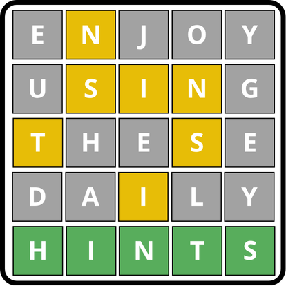 Today's Wordle Hint